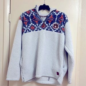 Pressbox Auburn fleece pullover